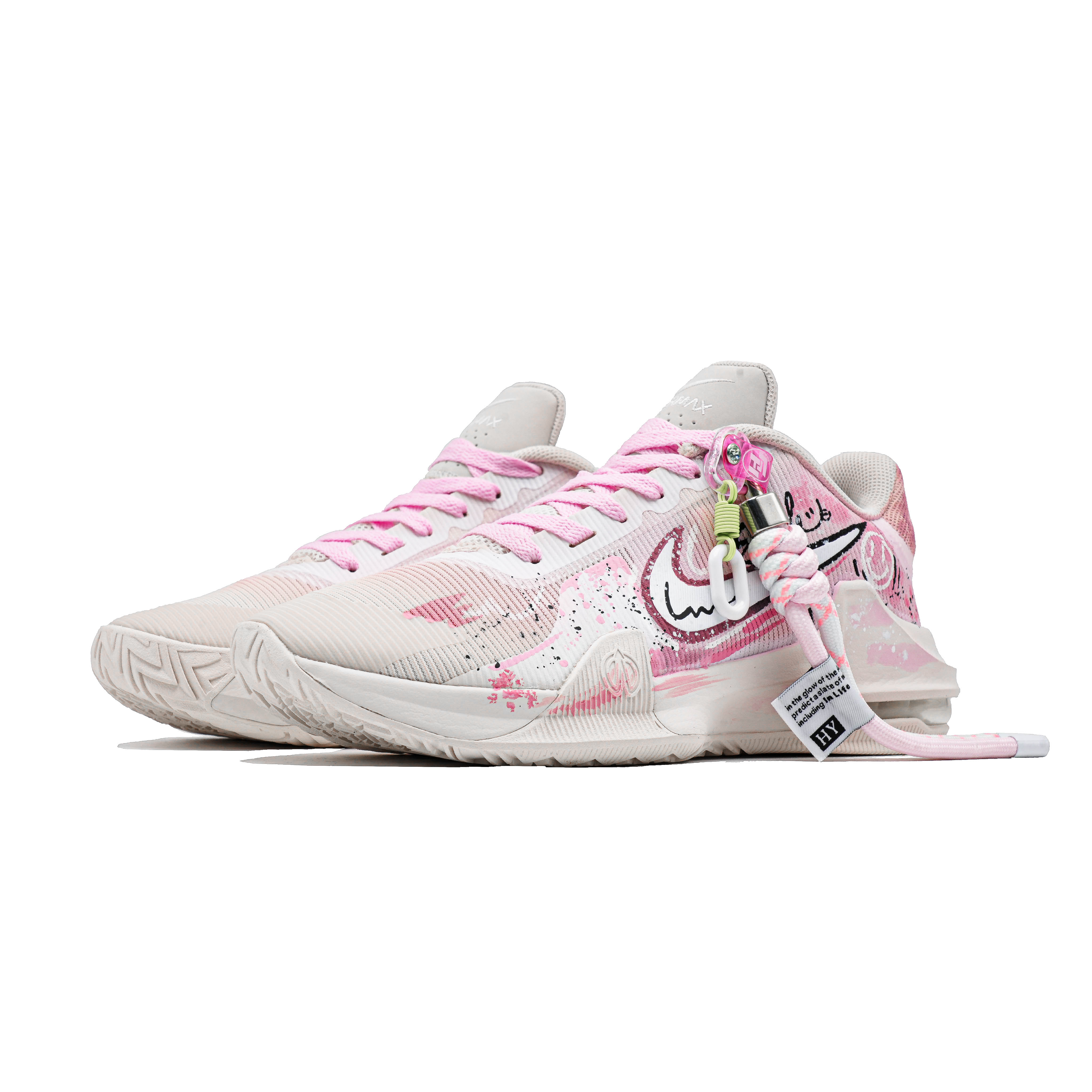 Nike Air Max Impact 4 Adventure Smile Cushioning, Wear Resistant Low Top Basketball Shoes Men's Pink купить в интернет-магазине Yoocart с быстрой доставкой по России.