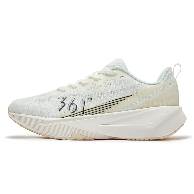 361° Spirit Bee Abrasion Resistant Slip Resistant Low Top Casual Training Running Shoes Women's White