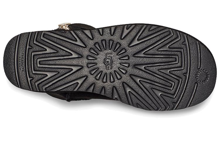 UGG Bailey Zip Mini Fleece Lined Black Women's