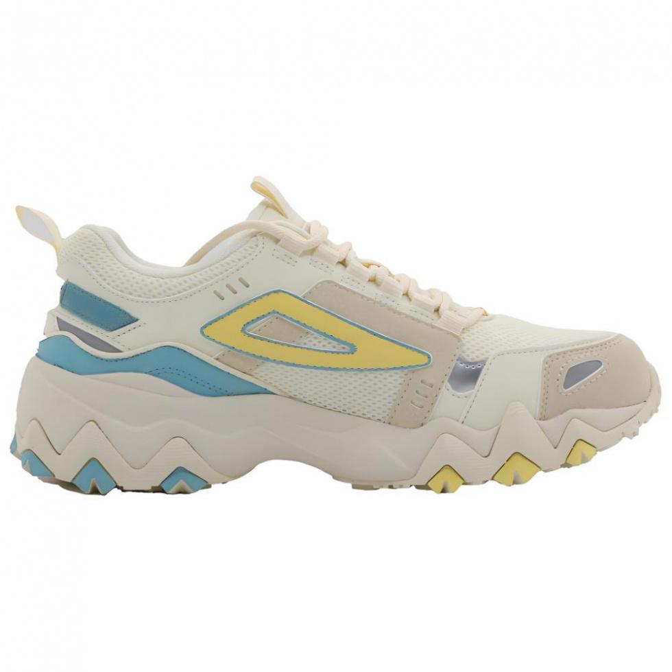 FILA Oakmont Anti-Slip Wear-Resistant Low-Top Casual Shoes Women's Blue Yellow купить в интернет-магазине Yoocart с быстрой доставкой по России.