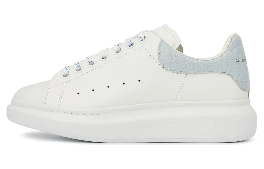 Alexander McQueen Oversized Sneaker 'White Light Blue Crocodile'
