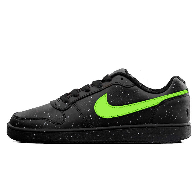 Nike EBERNON Low Top Skateboard Shoes Men's Black