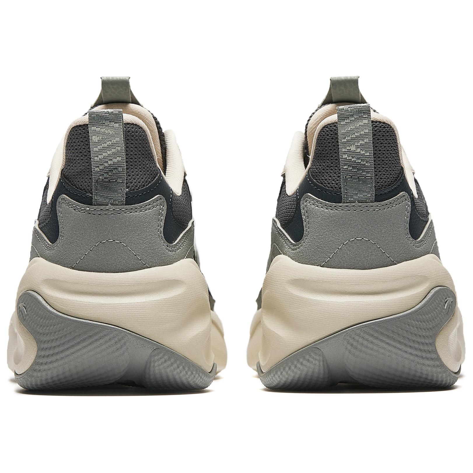 Anta Anti-Slip And Wear-Resistant Breathable Low-Top Casual Shoes Men's Gray Black купить в интернет-магазине Yoocart с быстрой доставкой по России.