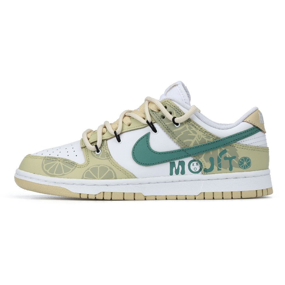 Nike Dunk Booze Demon Slip Resistant Cushioning Abrasion Resistant Low Top Skateboard Shoes Men's Yellow