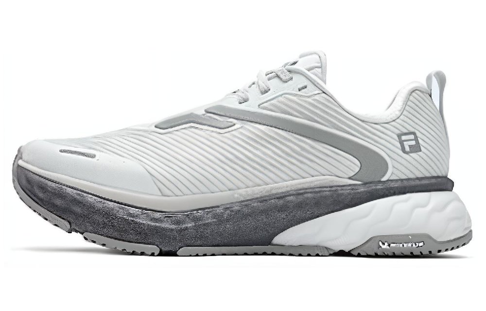 FILA SPD CHEETAH Cushioned Slip-Resistant Low-Top Casual Running Shoes Men's White Gray