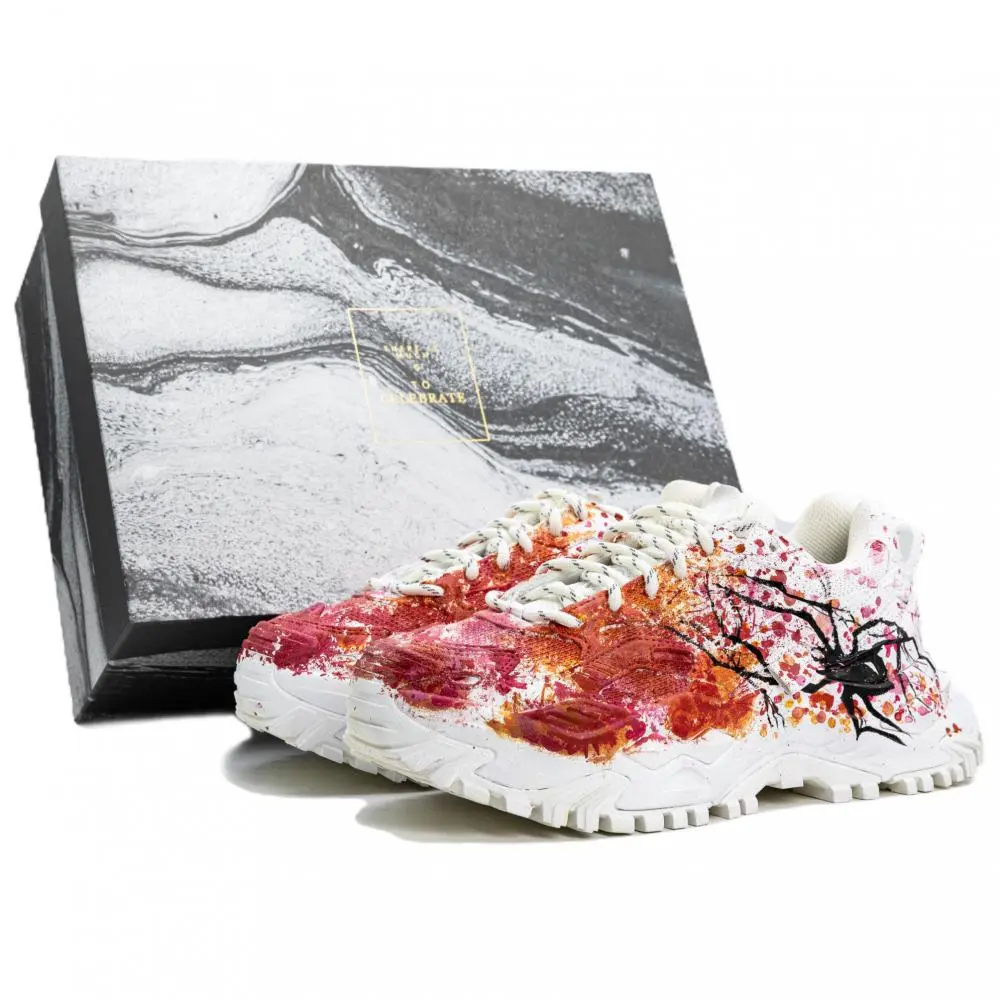 FILA FUSION Bianco Chunky Sneakers Women's Low top White/Red
