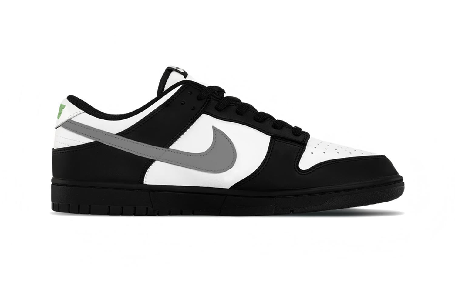 Nike Dunk Black And White Dove Shock Absorbers Low Top Skateboard Shoes Unisex White Black