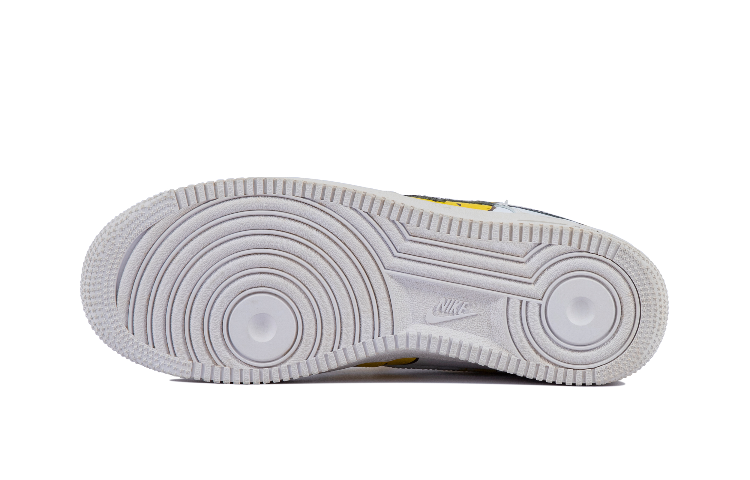 Nike Air Force 1 Reverse Smiley Face Coverage Slip-Resistant Cushioning Balance Low-Top Skateboard Shoes Men's Beige купить в интернет-магазине Yoocart с быстрой доставкой по России.