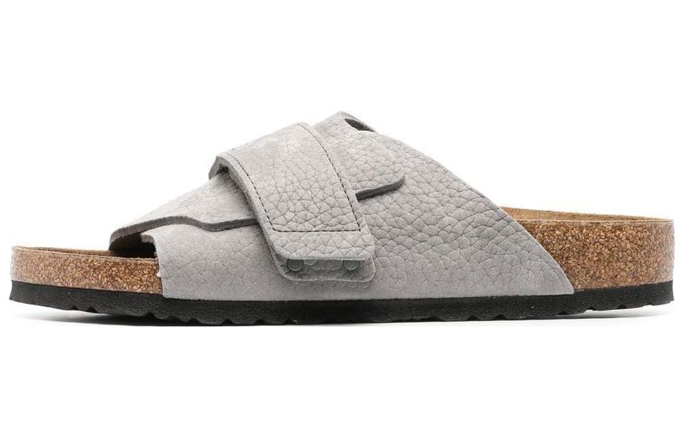 Birkenstock Kyoto Nubuk Leather ' Desert Buck Whale Gray'