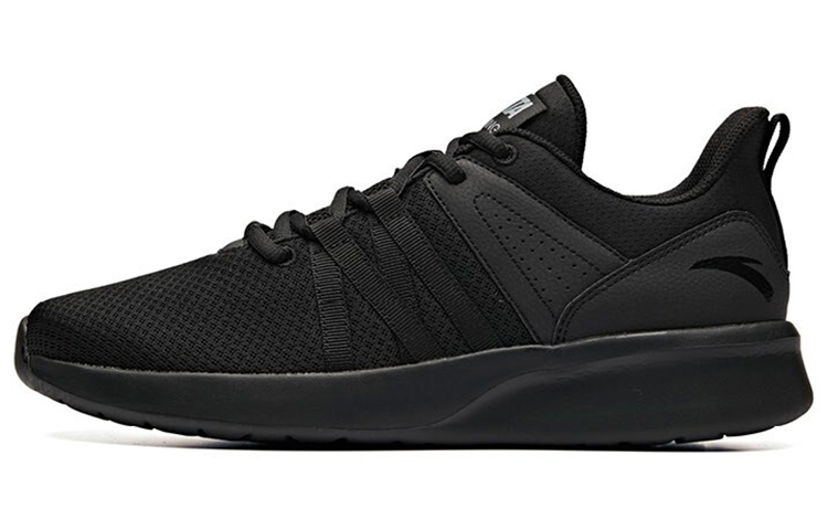 Anta Breathable And Lightweight Low top Running Shoes Men's Black