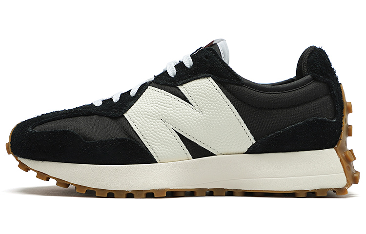 New Balance 327 Black White Gum Women's