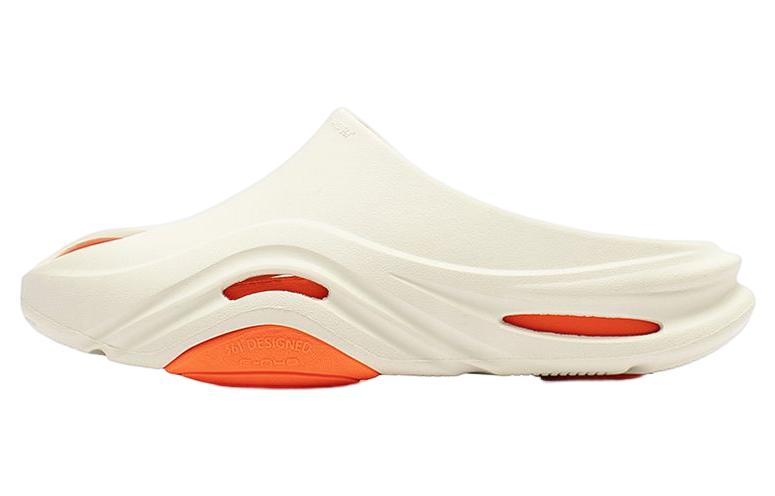 361° Quiet Slide Slippers Men's White Orange