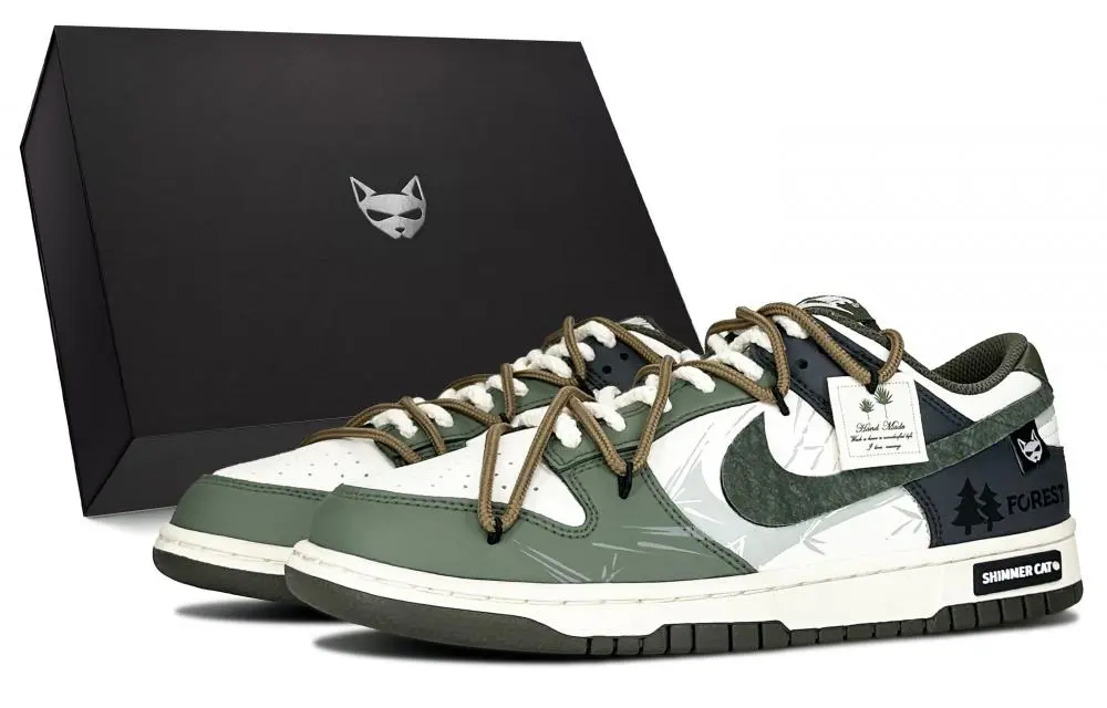 Nike Dunk Forest Abrasion Resistant Low top Skateboard Shoes Unisex