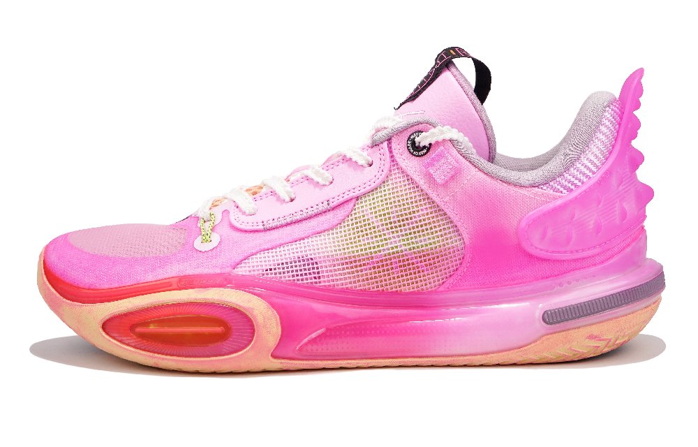 LiNing All City 11 Anti Slip Wear Resistant Low Top Basketball Shoes Men's Pink
