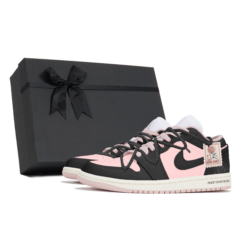 Jordan Air Jordan 1 Vintage Basketball Shoes Women's Low Top Pink