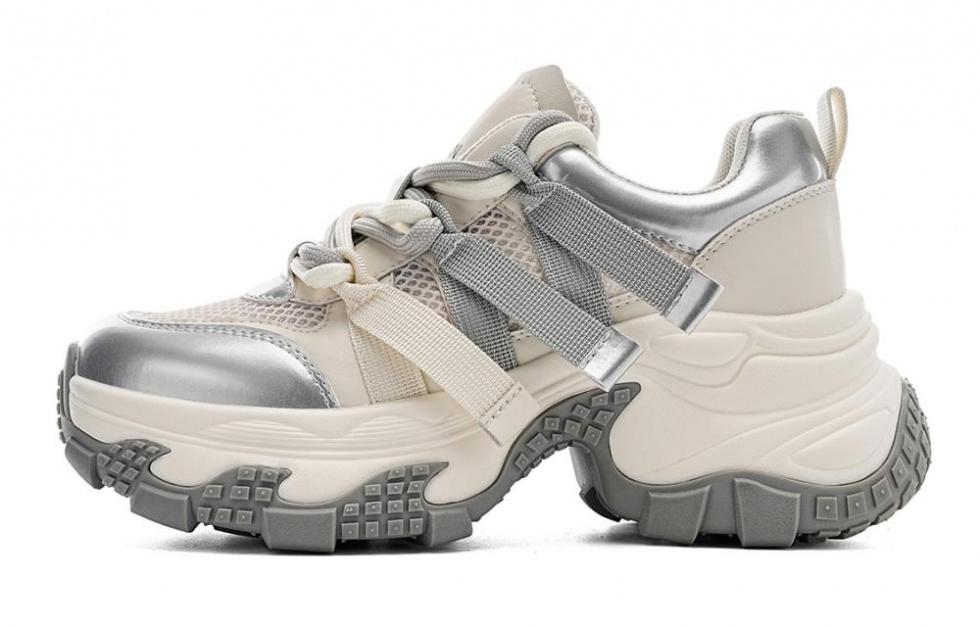 EBLAN Low-Top Casual Shoes Women's Gray