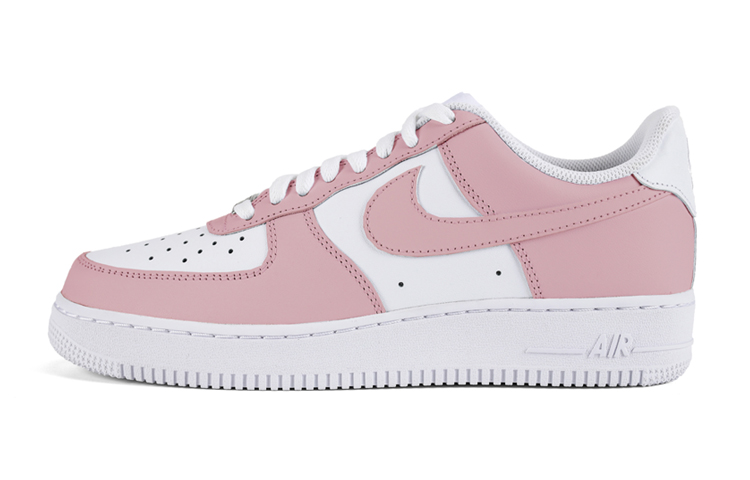 Nike Air Force 1 '07 Low-Top Skateboard Shoes Women's White Pale Pink