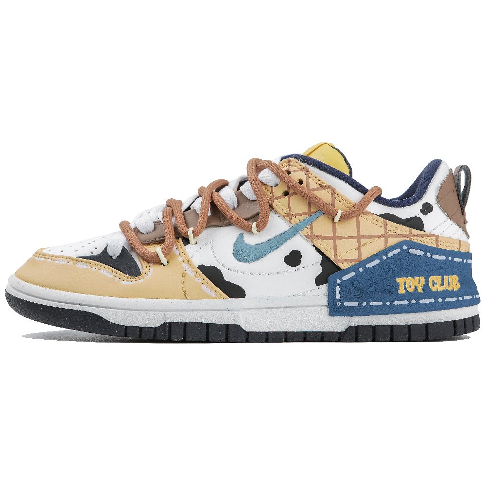 Nike Dunk Low Disrupt 2 Low-Top Skateboard Shoes Women's Brown White Black