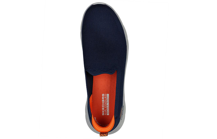 Skechers Go Walk Flex 'Navy Orange'
