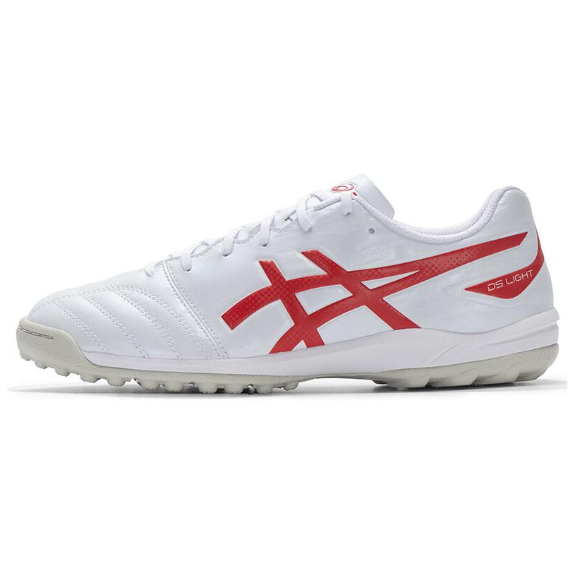 Asics TF Turf Artificial Ground Soccer Shoes Men's White Red