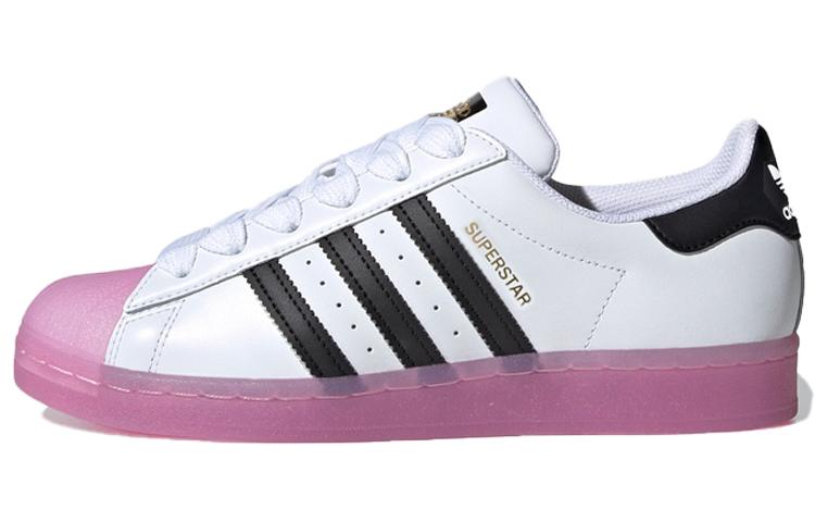 Adidas Superstar White Black Shock Purple Women's