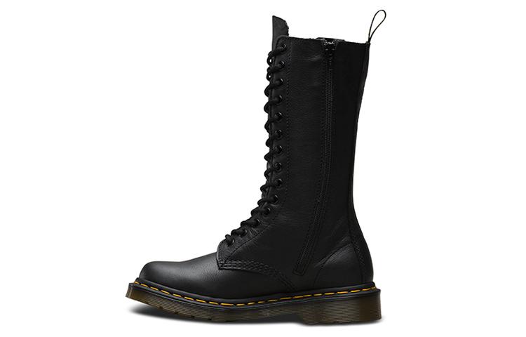 Dr. Martens 1B99 Leather Mid Calf Boot 'Black Virginia' Women's