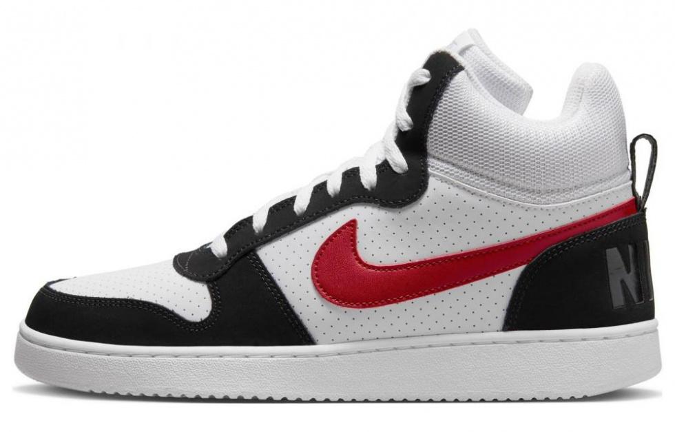 Nike Court Borough Mid 'White Red Black'