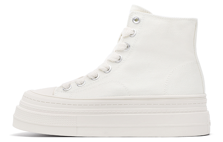 Dickies High-Top Canvas Shoes Women's Beige