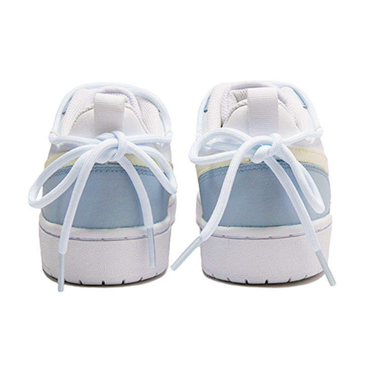 Nike Court Borough Skateboard Shoes Women's Low-Top White/Blue/Yellow купить в интернет-магазине Yoocart с быстрой доставкой по России.