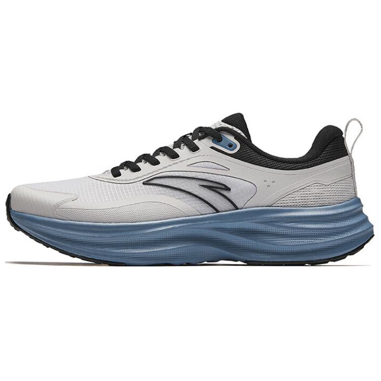 Anta Anti-Slip Wear-Resistant Low-Top Casual Running Shoes Men's Gray Black