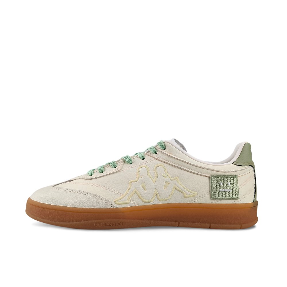 Kappa Tifo Red Bean Milk Anti-Slip Wear-Resistant Low-Top Skateboard Shoes Unisex Beige