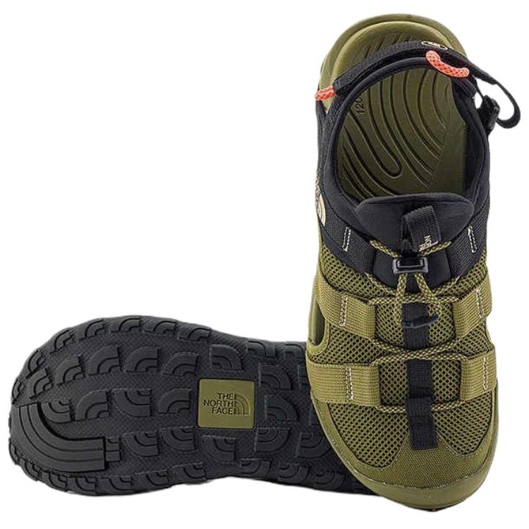 THE NORTH FACE EXPLORE CAMP Slip Resistant And Breathable River Trekking Shoes Men's Green Black
