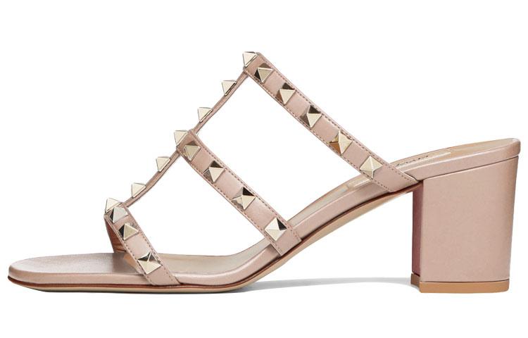 Valentino Garavani Rockstud 60mm Leather Mule Sandals