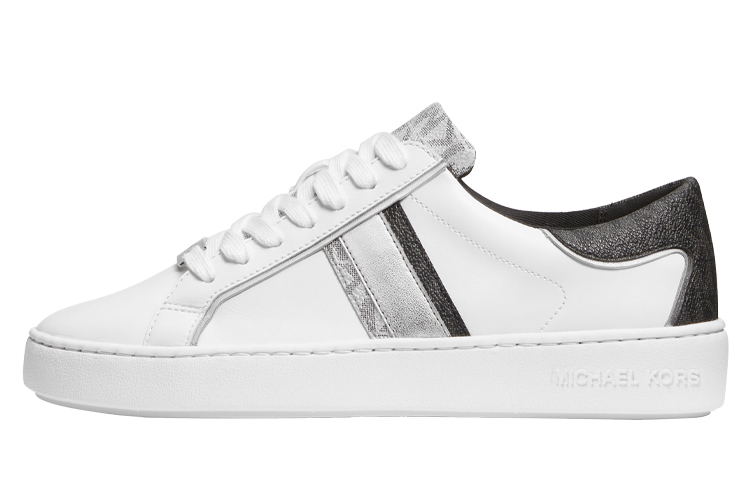 MICHAEL KORS Stylish Skateboarding Shoes Women's Black White
