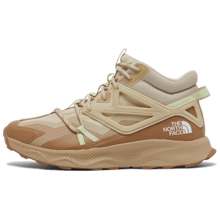 THE NORTH FACE Oxeye Wear-resistant And Waterproof Mid-Top Outdoor Shoes Women's Khaki