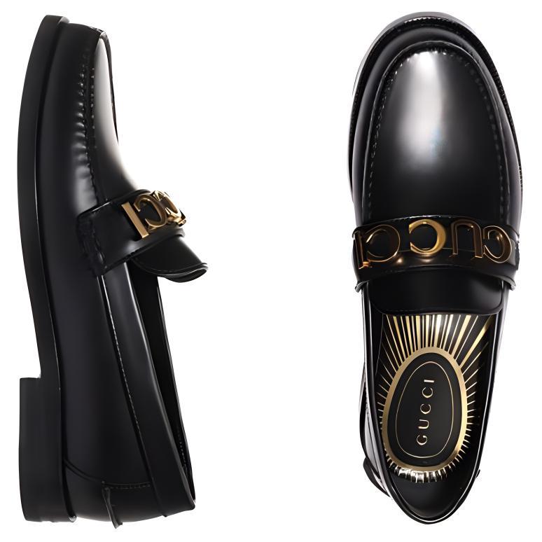 GUCCI Leather Loafers Black купить в интернет-магазине Yoocart с быстрой доставкой по России.