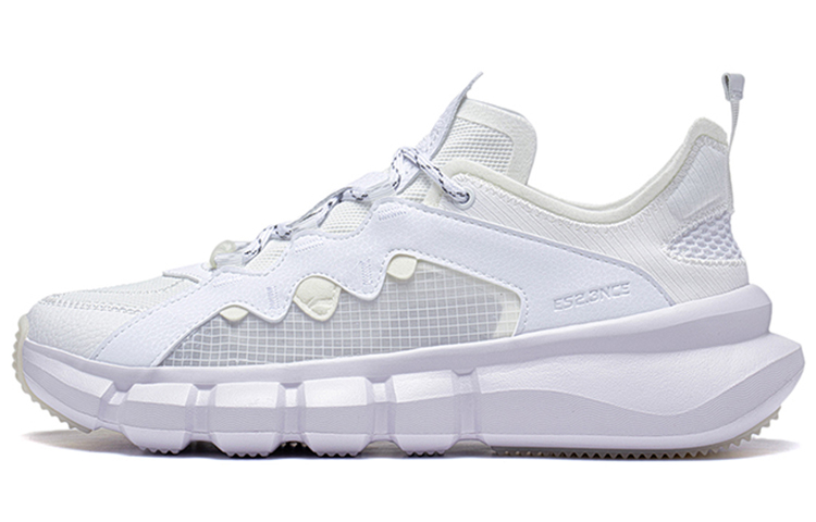 LiNing Essence Essence Anti-Slip Wear-Resistant Low-Top Vintage Basketball Shoes Men's Standard White