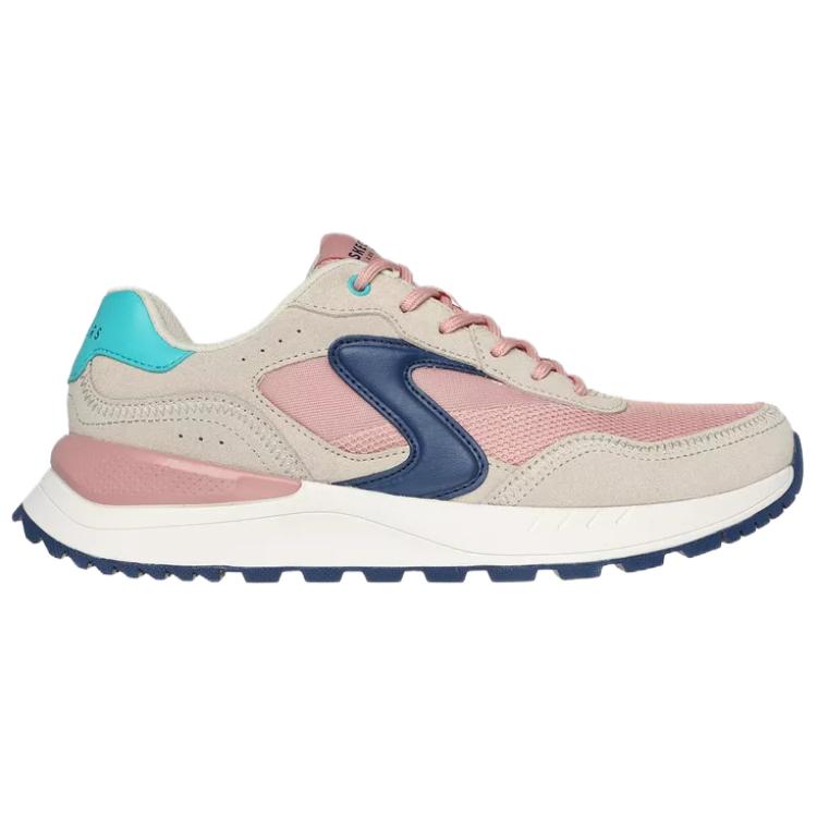 Skechers Cushioning, Wear Resistant Low Top Running Shoes Women's Gray Pink купить в интернет-магазине Yoocart с быстрой доставкой по России.