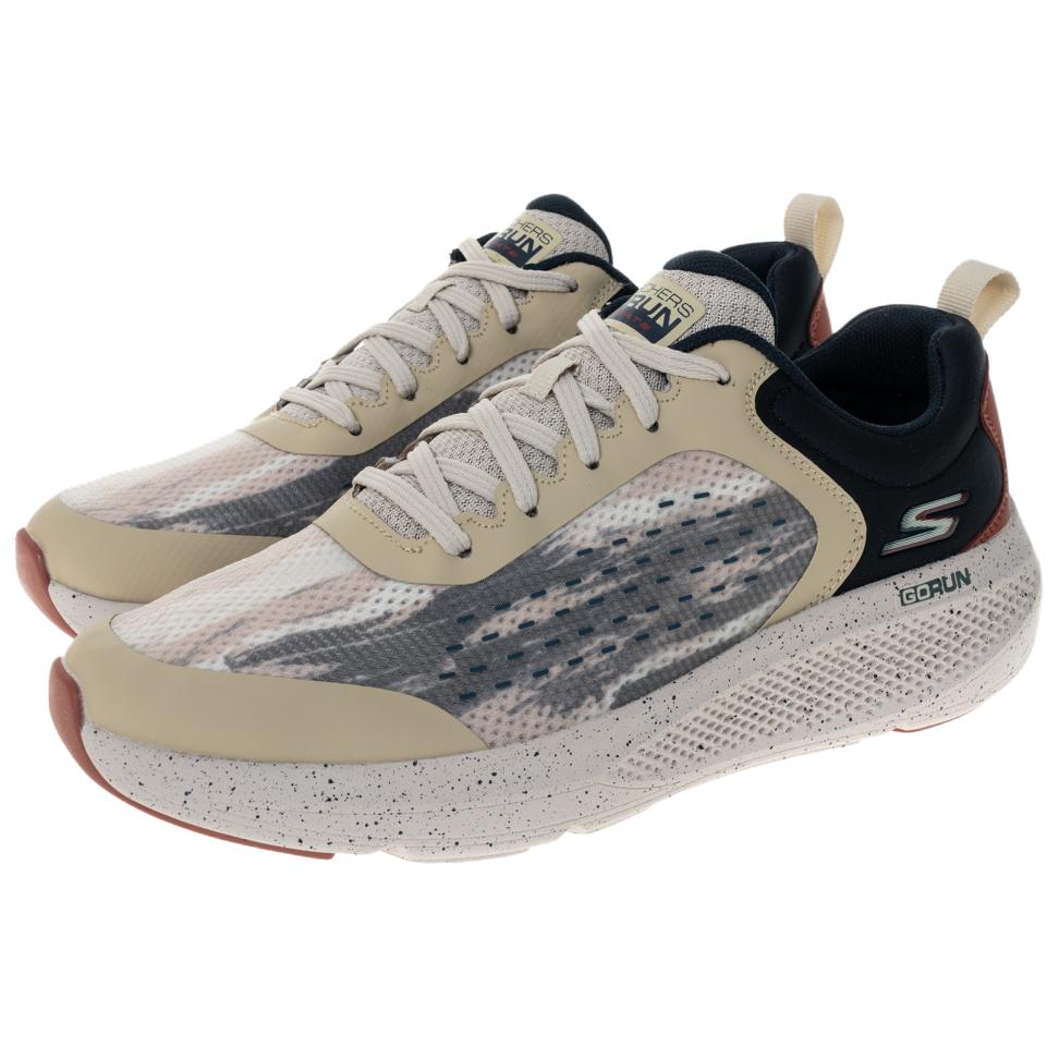 Skechers GO RUN Elevate Low Top Casual Running Shoes Men's Yellow Gray