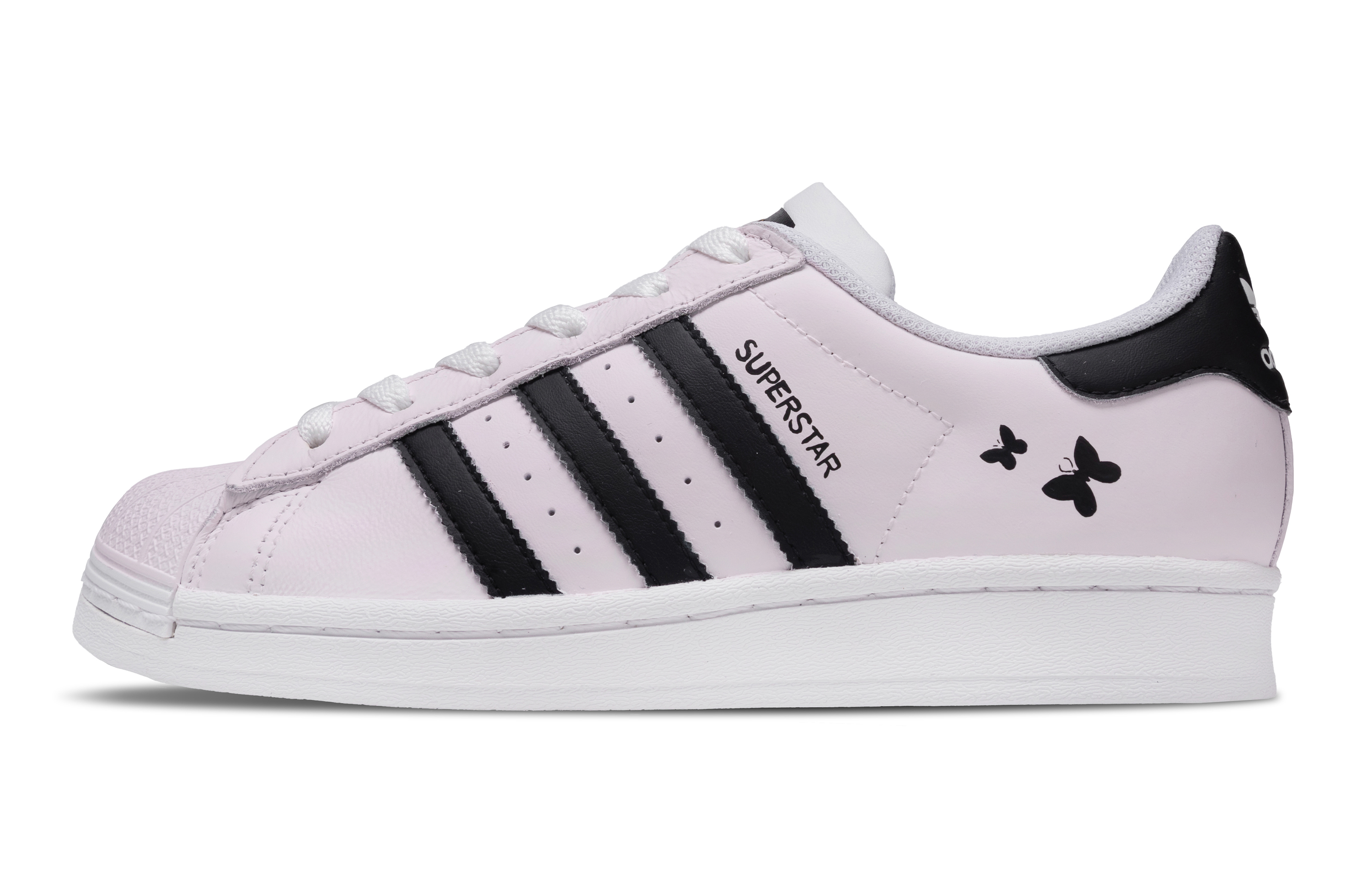 Adidas Originals Superstar Skateboard Shoes Women's Low top Cherry Blossom Pink