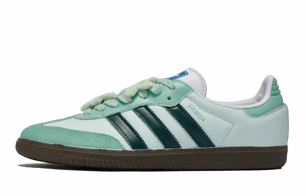 Adidas Originals Samba 811 Manufacturing, Sea Salt Mint Low Top Skateboard Shoes Unisex Green