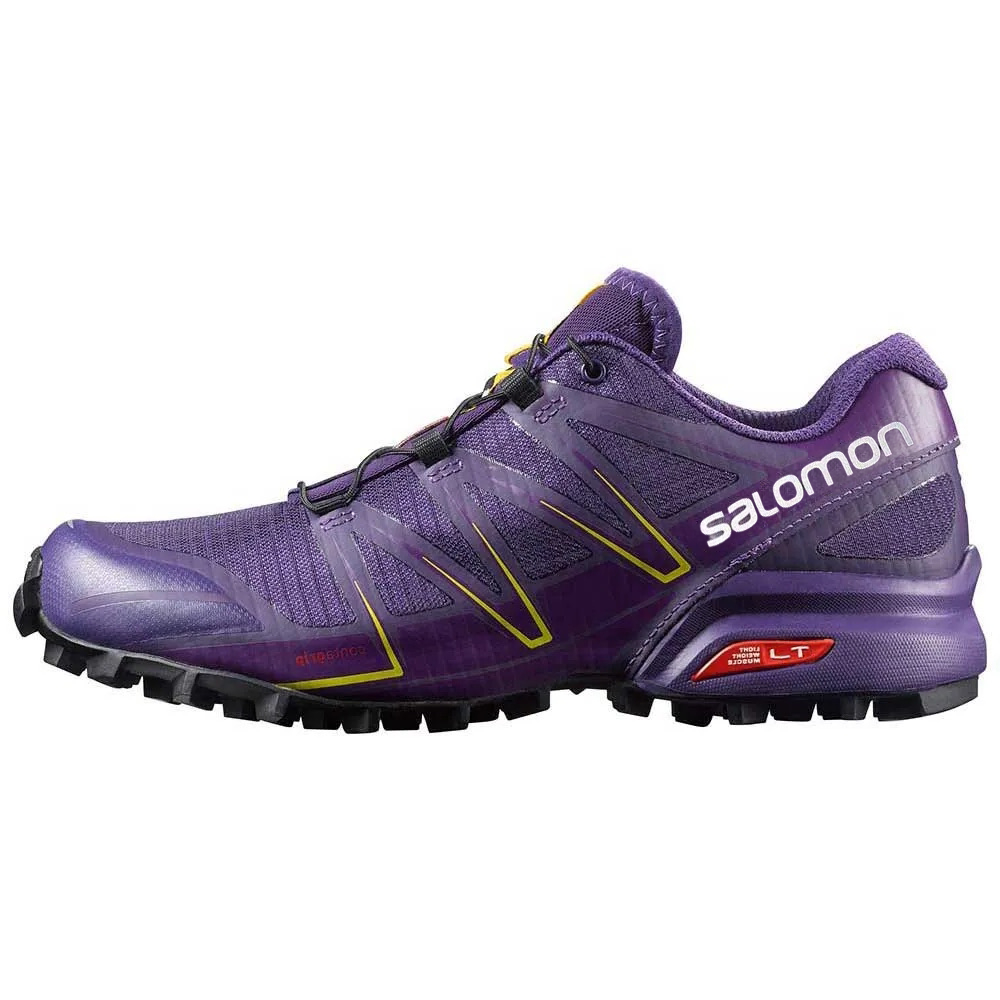 SALOMON SPEEDCROSS PRO Slip Resistant And Breathable Low Top Running Shoes Women's Purple