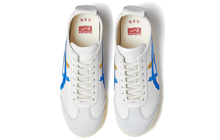 Asics Onitsuka Tiger Mexico 66 Deluxe Nm White Directoire Blue Women's