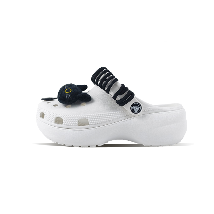 Crocs Classic Platform Clog Clogs Unisex White