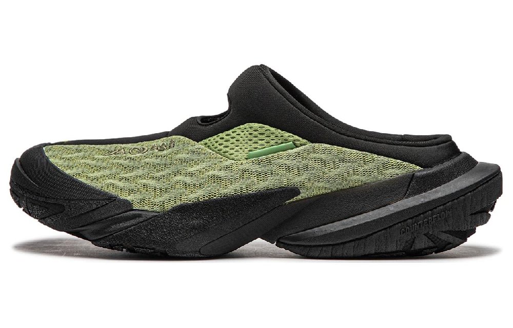 LiNing CF Tracing Collection Hiking Slipper Cushioning Wear-Resistant Low-Top Casual Shoes Unisex Black Green