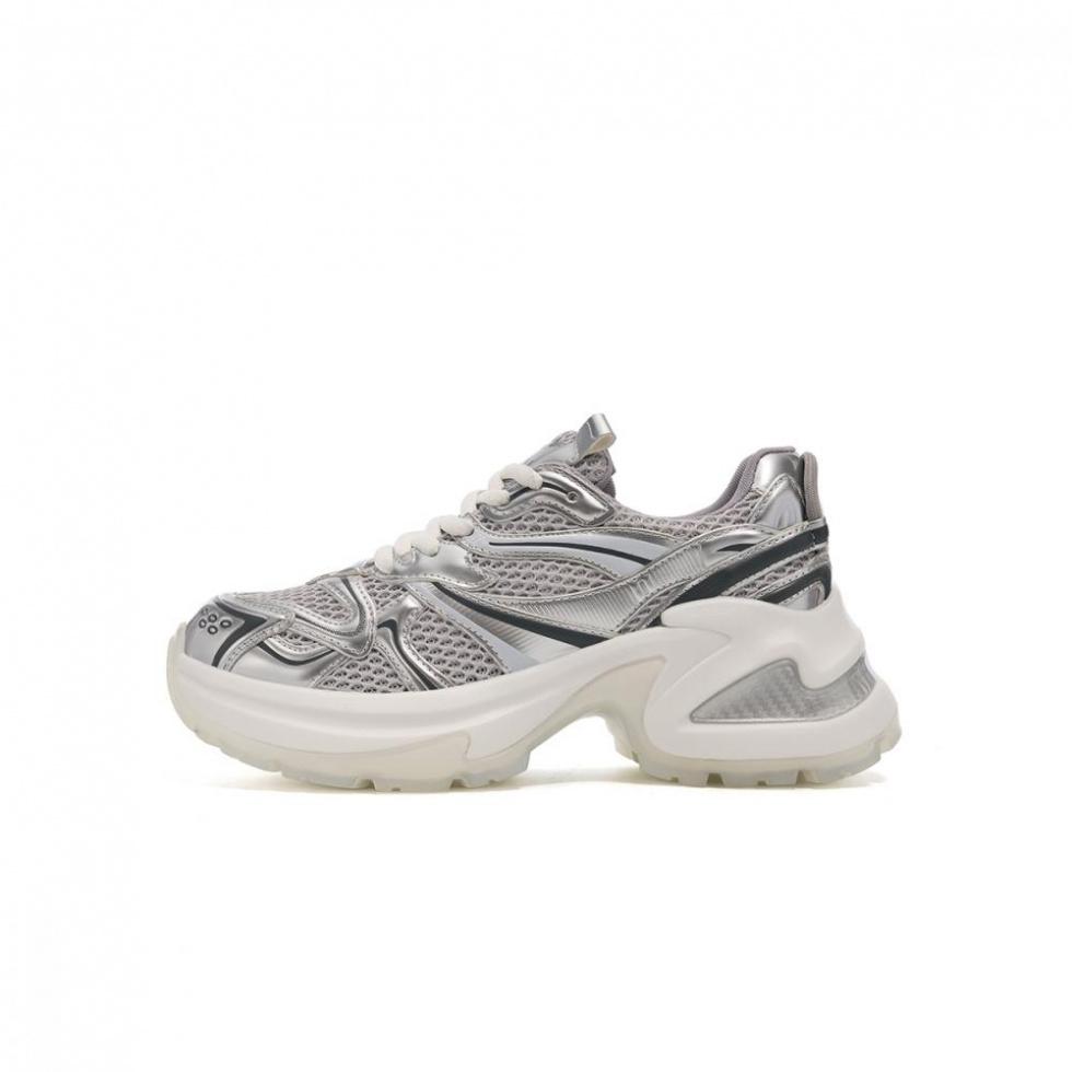 EBLAN Low-Top Chunky Sneakers Women's Silver