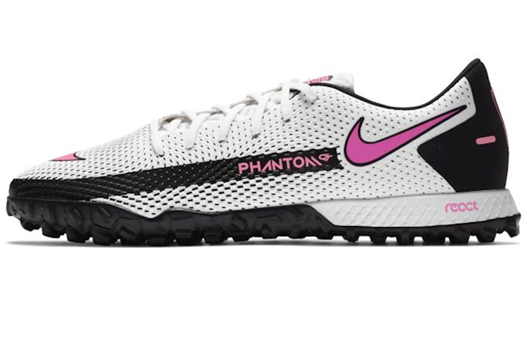Nike React Phantom Gt Pro Tf White Black Pink Blast