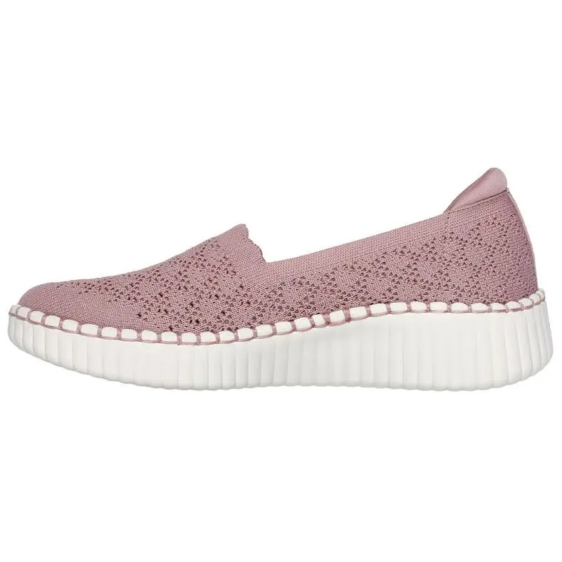 Skechers Low Top Casual Shoes Women's Rose Red