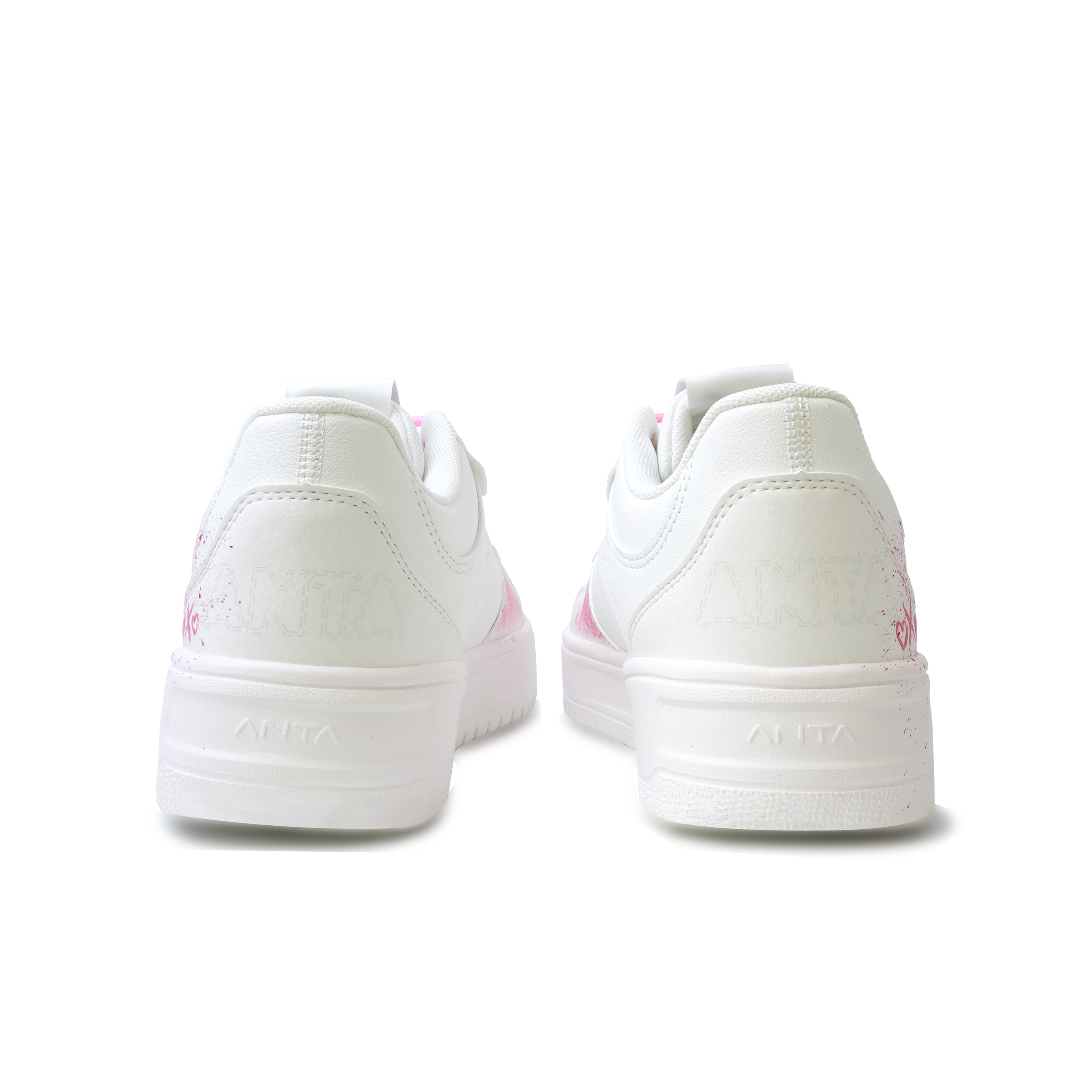 Anta Relaxed Wear resistant And Lightweight Low Top Skateboard Shoes Men's White Pink купить в интернет-магазине Yoocart с быстрой доставкой по России.