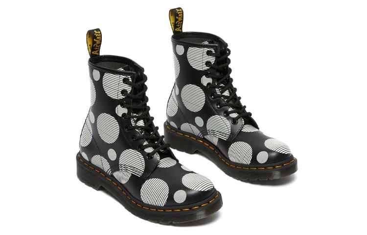 Dr. Martens Dr.Martens 1460 Polka Dot Smooth Leather Lace Up Boots 'Black' Women's купить в интернет-магазине Yoocart с быстрой доставкой по России.